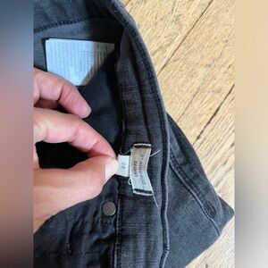 Black high rise skinny jeans, good condition